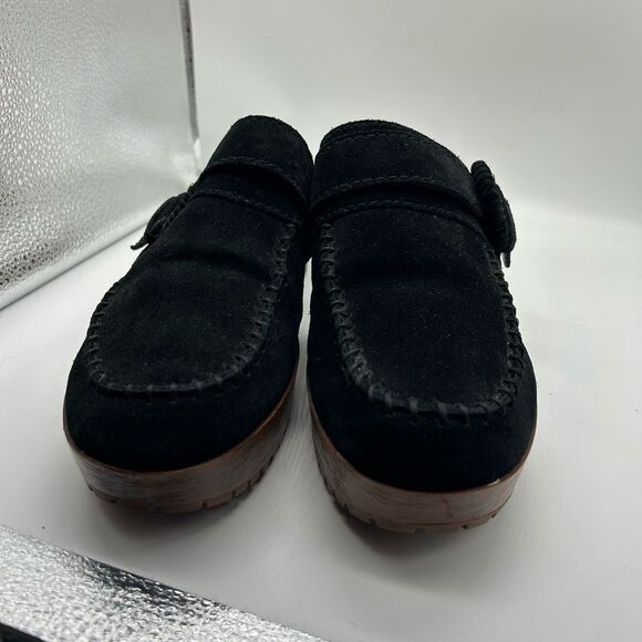 Zodiac Raine Black Suede Clog Size 8.5 - Picture 3 of 11